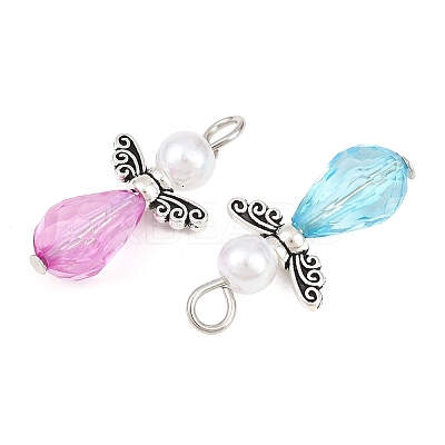 4 Sets Angle Shape Acrylic Pendants FIND-PH0009-11-1