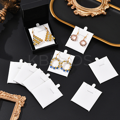 24Pcs PU Leather & Sponge Jewelry Pendant Nceklace Display Cards NDIS-SP0001-03B-02-1