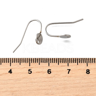 304 Stainless Steel Earring Hooks LS-STAS-B087-09A-P-1