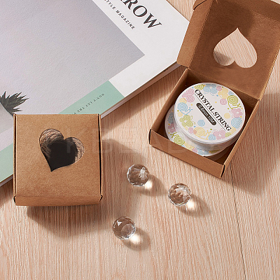 Square Kraft Paper Gift Storage Boxes CON-CJ0001-14-1