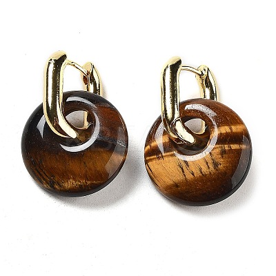 Rack Plating Brass Hoop Earrings EJEW-M248-01G-1