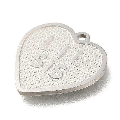 Anti-Tarnish 304 Stainless Steel Pendants LS-STAS-R131-14P-1