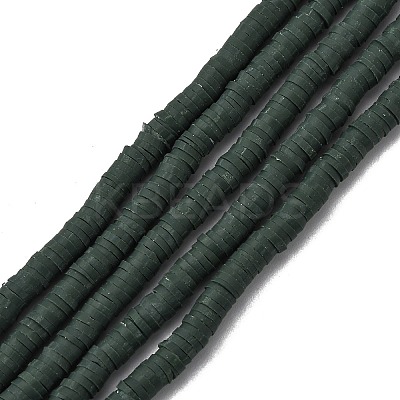 Handmade Polymer Clay Beads Strands LS-CLAY-R089-4mm-Q081-1