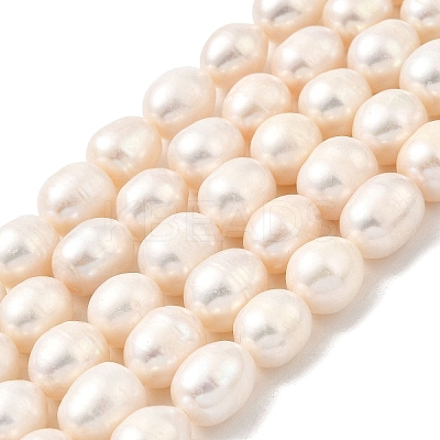 Natural Cultured Freshwater Pearl Beads Strands PEAR-I007-01E-02A-1