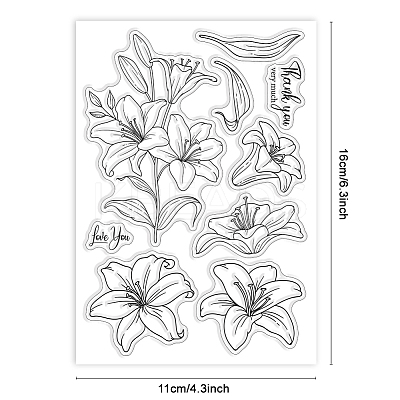 Custom PVC Plastic Clear Stamps DIY-WH0448-0782-1