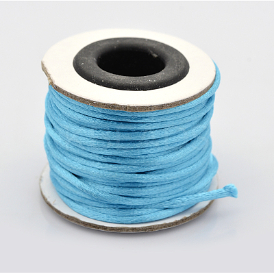 Nylon Satin Rattail Cords NWIR-O001-A-10-1
