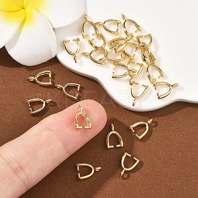 SHEGRACE Brass Ice Pick Pinch Bails XGRQ1U145-371G-1