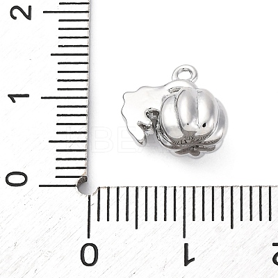 Brass Rhinestone Pendants KK-E793-20P-1