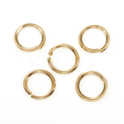 304 Stainless Steel Open Jump Rings X-STAS-G224-22G-06-1