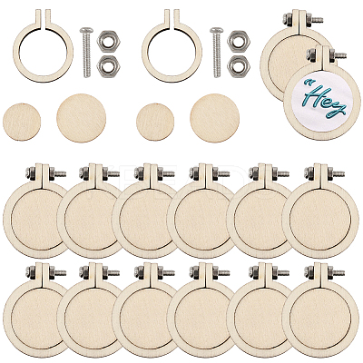 20 Boxs Wood Embroidery Hoops EMBR-SC0001-04A-1