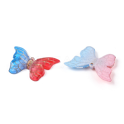 Printed Translucent Acrylic  Pendants OACR-T028-21-1