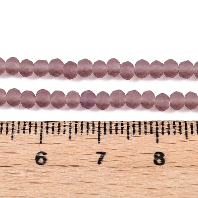 Transparent Glass Beads Strands EGLA-A044-T2mm-MD07-1