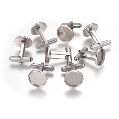 Tarnish Resistant 201 Stainless Steel Cuff Settings X-STAS-P227-42P-1