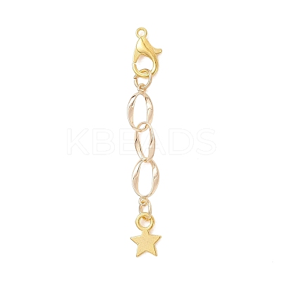 4Pcs Brass Oval Link Extender FIND-JF00187-1