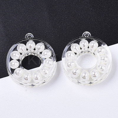 Transparent Acrylic Pendants TACR-R146-013-1