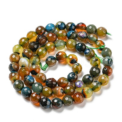 Natural Agate Beads Strands G-C082-A01-04-1