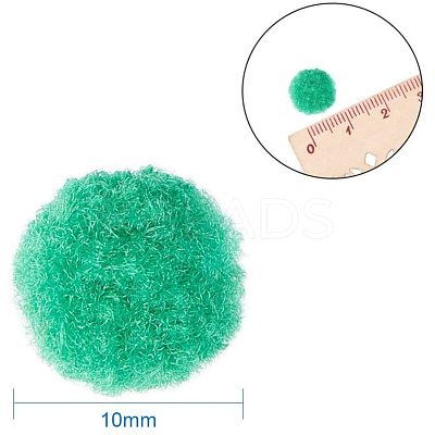 10mm Multicolor Assorted Pom Poms Balls About 2000pcs for DIY Doll Craft Party Decoration AJEW-PH0001-10mm-M-1