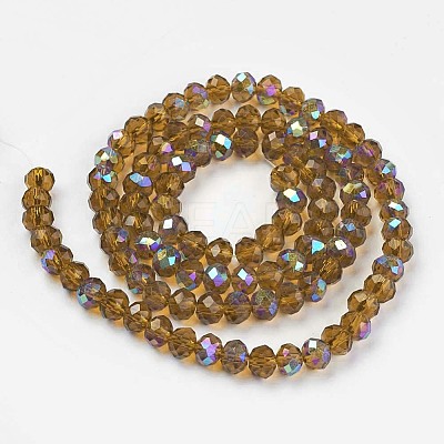 Electroplate Glass Beads Strands EGLA-A044-T4mm-L02-1