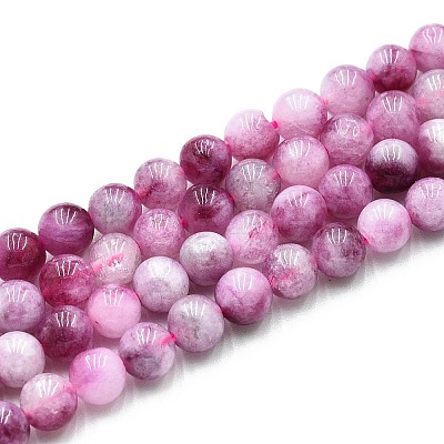 Natural Quartz Beads Strands G-N355-6mm-08-1