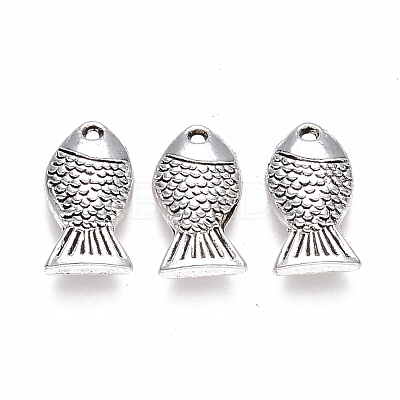 Tibetan Style Alloy Charms TIBEP-S319-091AS-RS-1
