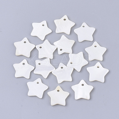 Freshwater Shell Pendants X-SHEL-S276-60B-1