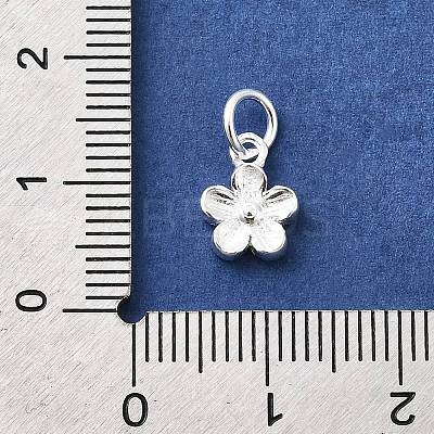 Fine Silver Flower Charms LS-STER-A048-17S-1