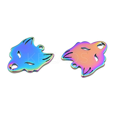 Ion Plating(IP) 201 Stainless Steel Charms STAS-N098-086M-1
