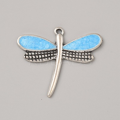 Ocean Theme Alloy Enamel Pendants LS-ENAM-CJC0022-14H-AS-1