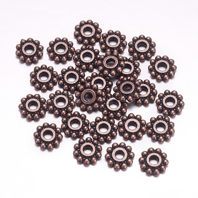 Gear Tibetan Style Alloy Spacer Beads LS-X-RAB145-NF-1