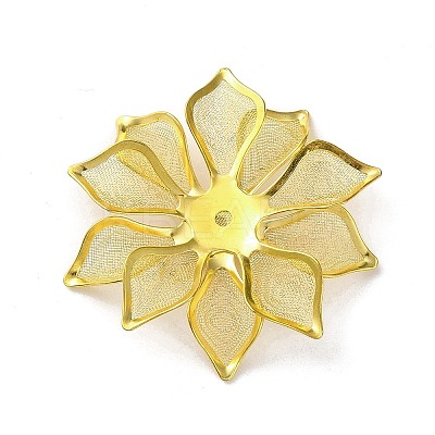 Brass Iron Cabochons KK-C098-01G-1