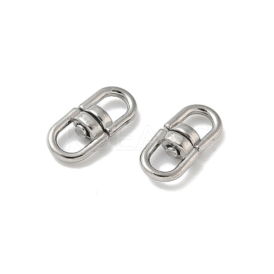 304 Stainless Steel Double Eye Swivel Clasps STAS-L300-011C-P-1