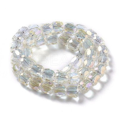 Electroplate Glass Beads GLAA-F108-14A-03-1