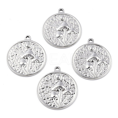 Non-Tarnish 201 Stainless Steel Pendants X-STAS-N098-143P-1
