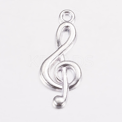 Treble Clef Pendants TIBEP-R315-S-LF-1
