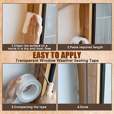 PET Adhesive Tape for Door AJEW-WH20006-122E-1