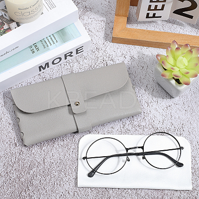 1Pc Rectangle Shape PVC Leather Eyeglass Cases AJEW-CN0003-63C-1