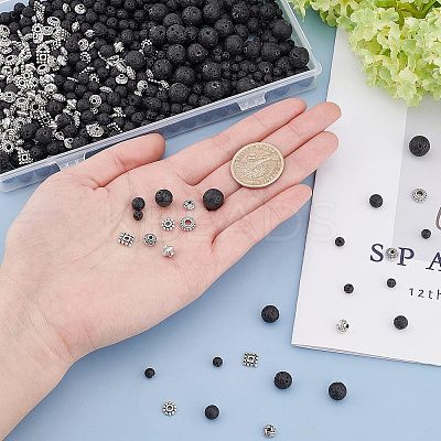 DIY Bead Stretch Bracelets Making Kits DIY-NB0004-61-1