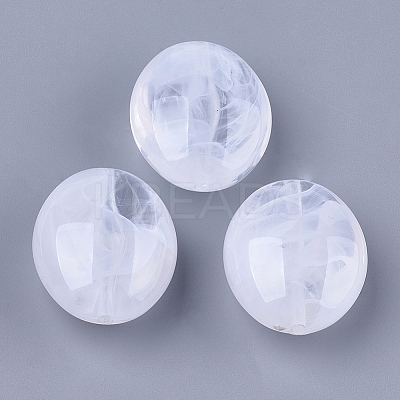 Acrylic Beads OACR-T006-057-1