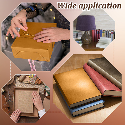 Faux Suede Book Covers DIY-WH0349-138U-1