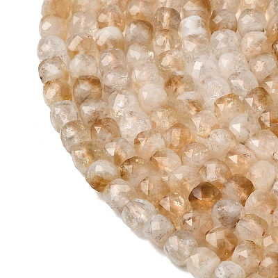Natural Citrine(Heated) Beads Strands G-A267-A01-01-1