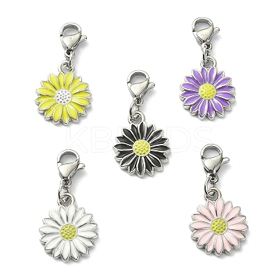 Alloy Enamel Pendant Decorations HJEW-JM01213-02-1