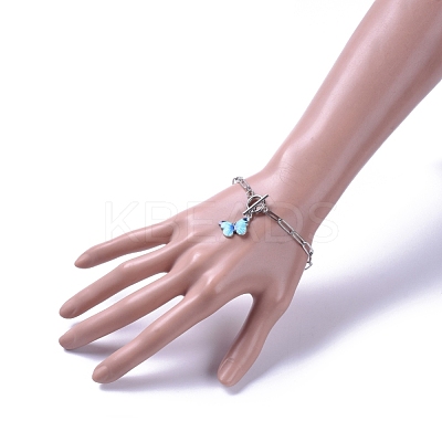 Charm Bracelets BJEW-JB05129-1