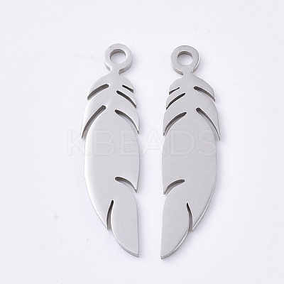 Tarnish Resistant 201 Stainless Steel Pendants STAS-T045-45P-1