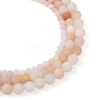 3 Strands 3 Style Natural Pink Aventurine Beads Strands G-YS0001-13-1