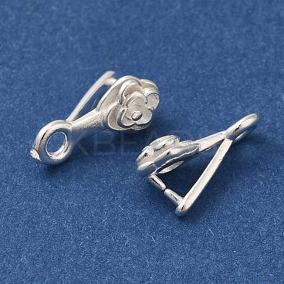 Brass Ice Pick Pinch Bails KK-H502-08S-1