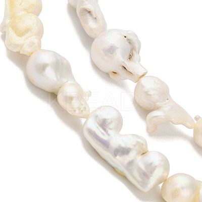 Natural Baroque Pearl Keshi Pearl Beads Strands PEAR-XCP0001-15-1