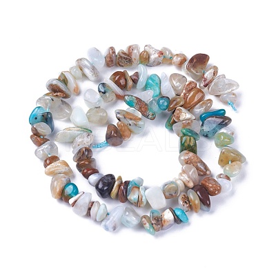 Natural Blue Opal Beads Strands G-I225-13A-1