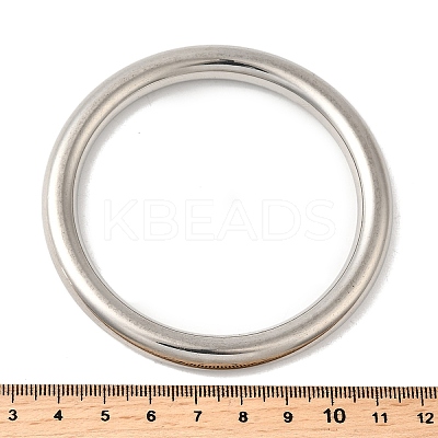 304 Stainless Steel Bangles for Men Women LS-BJEW-Q042-07P-1