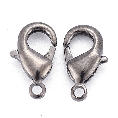 Brass Lobster Claw Clasps X-KK-902-B-1