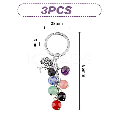 Gemstone Keychain KEYC-FH0001-30-1
